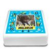 Cakeshop Square Personalised Edible Cake Topper Construction Site Vehicle Theme | Custom Image & Text | For Birthdays & Celebrations | Multiple Shapes & Sizes | Icing & Wafer Paper Options view 1