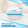 Zeneos Retainer Case with Cleaning Brush  Retainer and Mouth Guard Storage Boxes  Durable, Ventilated, BPA-Free  Ideal for Aligners, Night Guards, Dentures, Invisalign view 3