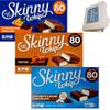 Skinny Whip Multipack with Chocolate Orange Bars 5x 20g, Coconut & Dark Chocolate Bars 5x 20g and Toffee Chocolate Bars 5x 20g view 2