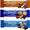 Skinny Whip Multipack with Chocolate Orange Bars 5x 20g, Coconut & Dark Chocolate Bars 5x 20g and Toffee Chocolate Bars 5x 20g view 3