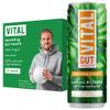 VITAL Gut Health Drink, Contains Billions of Live Cultures, Contains 100% of Vitamins C and D, Sugar Free, Zero Calories, Orange Flavoured Sparkling Water, Contains 12 x 330ml cans view 1