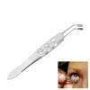 Eyelid Massage Tweezers, Eyelid Massage Beauty Tweezers, Stainless Steel Eyelid Massage Tweezers Rectangular Head view 4