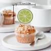 18pcs Green Glitter Lemon Dessert Cupcake Topper Pick for Summer Fruit Lemonade Theme Decor Supplies Baby Shower Men Women Boys Girls Happy Birthday Party Decorations view 2
