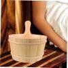 Yardwe Wooden Barrel Sauna Bucket Handle for Home Sauna Bathing Accessories Wood view 2