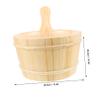 Yardwe Wooden Barrel Sauna Bucket Handle for Home Sauna Bathing Accessories Wood view 3