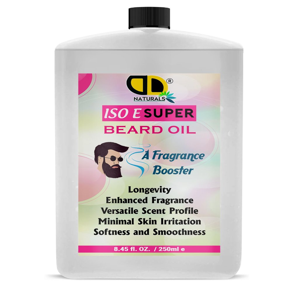 ISO SUPER E Mens Skincare and Grooming Original Beard Oil | Beard Care for Men | Softens, Hydrate & Conditions Facial Hair | Promotes Growth, Reduces Dryness & Itching (250ml Postal)