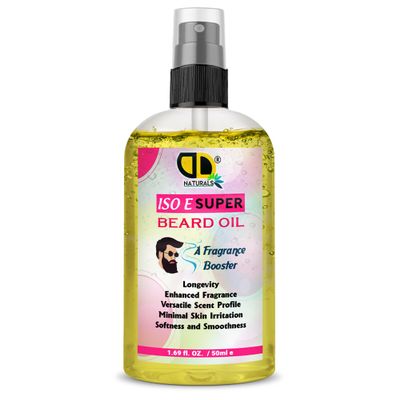 ISO SUPER E Mens Skincare and Grooming Original Beard Oil | Beard Care for Men | Softens, Hydrate & Conditions Facial Hair | Promotes Growth, Reduces Dryness & Itching (50ml Spray)