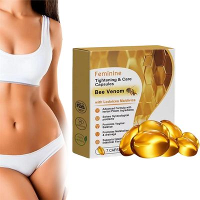 Bee Venom Feminine Repair Tighten Detox Yoni Capsules,Bee Venom Tighten Capsule,Feminine Repair Tighten Capsules,Firming Repair & Pink and Tender Natural Capsules (1 Pcs)