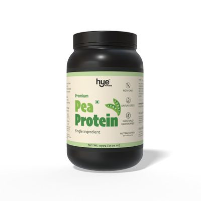 HYE FOODS Premium Pea Protein, 2 lb, Vegan, Gluten Free, Unflavored, 100% Peas, 30 Servings