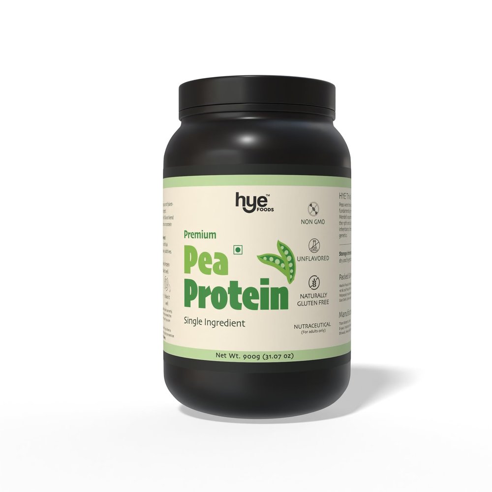 HYE FOODS Premium Pea Protein, 2 lb, Vegan, Gluten Free, Unflavored, 100% Peas, 30 Servings
