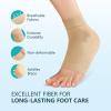 Achilles Tendonitis Support Heel Protector - Compression Padded Sleeve Socks - Promifun Ankle Brace Foot Support for Haglunds Bump, Bursitis, Tendonitis & Tenderness - Beige* XL*1 Pairs view 2