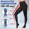 Beister Medical Compression Tights for Women & Men, Class 2 Open Toe Thigh High Pantyhose, 20-30 mmHg Graduated Support for Varicose Veins, Edema view 3