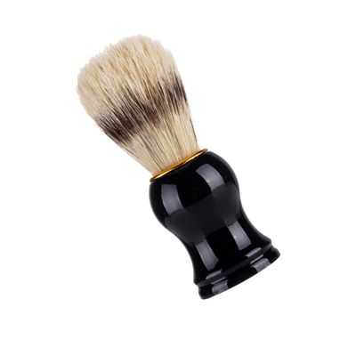 WOONEKY 1pc Bristle Beard Brush for Men Multi-use Soft Bristle Shaving and Cleaning Tool Portable Facial Brush for Grooming and Styling for Bearded Guys