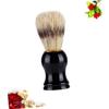 WOONEKY 1pc Bristle Beard Brush for Men Multi-use Soft Bristle Shaving and Cleaning Tool Portable Facial Brush for Grooming and Styling for Bearded Guys view 3