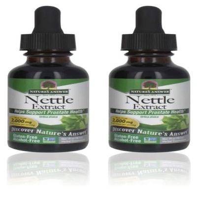 NatureAnswer's Nettle, 2000 mg, 2 x 30 ml, Pack of 2, 60 ml in Total
