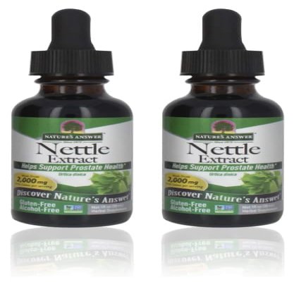 NatureAnswer's Nettle, 2000 mg, 2 x 30 ml, Pack of 2, 60 ml in Total