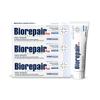 BIOREPAIR Plus Pro White - Whitening Toothpaste Adults & Kids, Repairs Enamel Surface & Pervents Stains, Flouride Free Toothpaste for Sensitive Teeth, Restores Natural Whiteness, 75mlx3, Made in Italy view 1