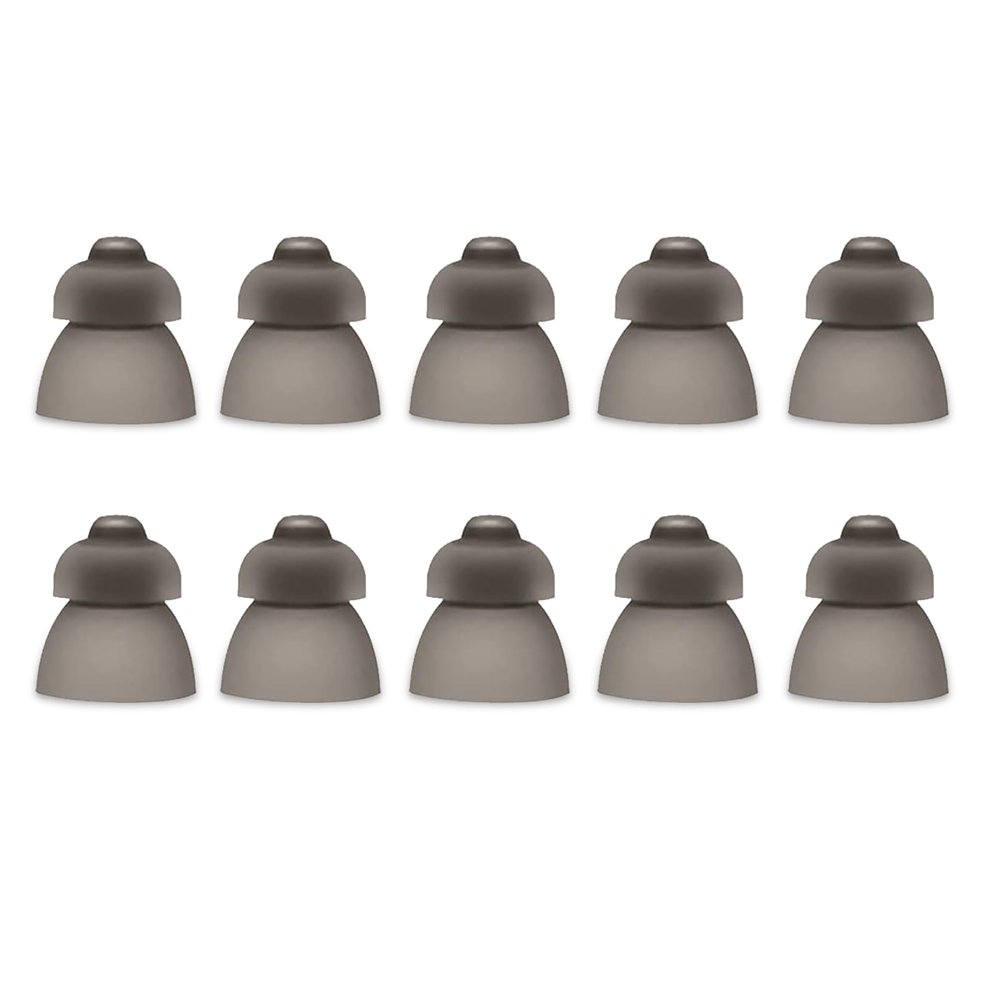 10 Pack Hearing Aid Domes - Sound Amplifier Ear Pieces for Phonak Hearing Aid Accessories, Silicone Double Layer Open Ear Tips, Hearing Aid Domes Earbud Tips for Seniors (S (9mm))