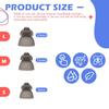 10 Pack Hearing Aid Domes - Sound Amplifier Ear Pieces for Phonak Hearing Aid Accessories, Silicone Double Layer Open Ear Tips, Hearing Aid Domes Earbud Tips for Seniors (S (9mm)) view 2