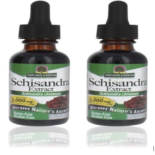 NatureAnswer's Schisandra, 2000 mg, 2 x 30 ml, Pack of 2, 60 ml in Total