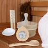 Gralara Sauna Accessories Set Home Sauna Room Lamp Sauna Wooden Bucket and Ladle Kit view 4