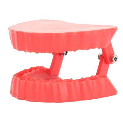 Denture Drill Bit Holder Denture Screwdriver Organizer 3D Sculpture Desk Decor 28 Holes Red (Without Bits)