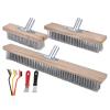 YXINAER Outdoor Broom Brush Heavy-Duty Wire Broom Wooden Handle Garden Broom Outdoor Garden Cleaner Scrubber Cleaning Broom Patio Garden Tools(30cm) view 3
