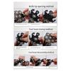 LOLPALONE 5 in 1 4D Men's Bald Electric Shaver 7 Floating Blades Beard Nose Ear Hair Trimmer Men's Cleansing Brush view 4