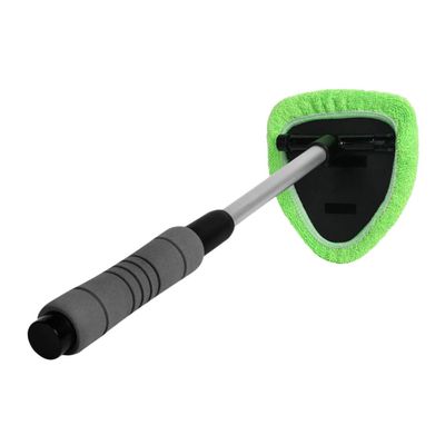 HAPINARY Car Window Cleaning Tools Extendable Handle Duster Brush for Windshield Window Groove Cleaner