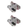HFZKARP 2pcs Box Box glasses case men organizer tray travel lens case kit white for eyes green for eyes case and solution Flocking cloth man suitcase nearsighted glasses view 3