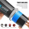 Roe Tenpo Protein Shaker Bottle 500ml with Extra Compartment | BPA-Free Protein Bottle Shaker for Protein Shakes | Leak Proof & Dishwasher Safe | Protein Shake Gym Bottles for Men & Women (Blue) view 4