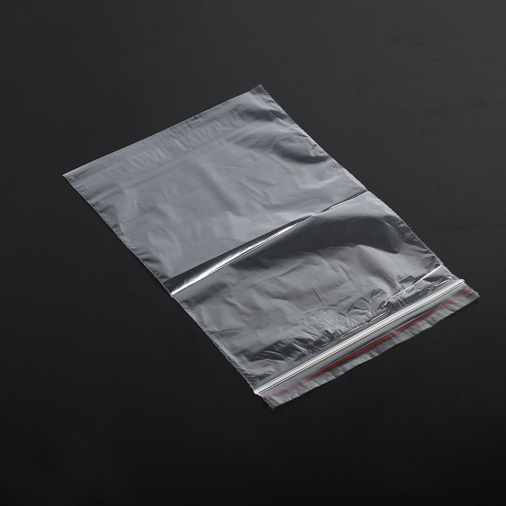 100PCS Food Storage Plastic Sealing Bags, Sealing Plastic Bags PE Material Candy Nut Preserved Fruit Dessert Reusable Food Package (10 * 15CM)