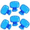 6 Pack Travel Toothbrush Head Covers - Portable Protector Caps for Electric and Manual Toothbrushes, Plastic Clip Cases for Home, Bathroom, School, Camping, and Business Trips view 1