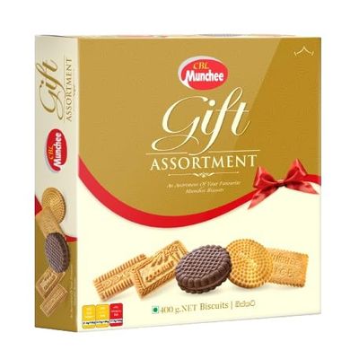 Munchee Biscuits Sri Lanka - Authentic Assortment Packs | Popular Flavors | Snack Pack | Perfect for gifting | (1 Pack, Gift Assortment)