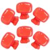 6 Pack Travel Toothbrush Head Covers - Portable Protector Caps for Electric and Manual Toothbrushes, Plastic Clip Cases for Home, Bathroom, School, Camping, and Business Trips view 1