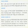 Bao Long Vietnamese Beef Pho Soup Mix 75g (Pack of 6, Beef Flavour) view 2