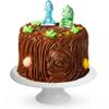 Patisserie Valerie Chocolate Dinosaur Cake  4 Layer Rich Chocolate Sponge with Chocolate Cream Filling  Kids Birthday Party Cake Delivery 6" (14 Portions) view 1