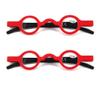 Agstum Cute Readers Small Round Vintage Reading Glasses with Spring Hinge (2 Pack/Red+Red, 2, x) view 1