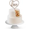 Patisserie Valerie Vanilla Two-Tier Wedding Cake - 3 Sponge Layers per Tier, Fresh Cream and Strawberry Compote Filling, Swiss Meringue Buttercream Coating - Serves 36 view 1