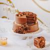 Patisserie Valerie Luxurious Chocolate Wedding Cake, Two Tiers, Light Chocolate Sponge, Chocolate Cream Filling, Triple Swiss Meringue Chocolate Buttercream view 2
