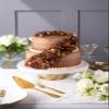 Patisserie Valerie Luxurious Chocolate Wedding Cake, Two Tiers, Light Chocolate Sponge, Chocolate Cream Filling, Triple Swiss Meringue Chocolate Buttercream view 3