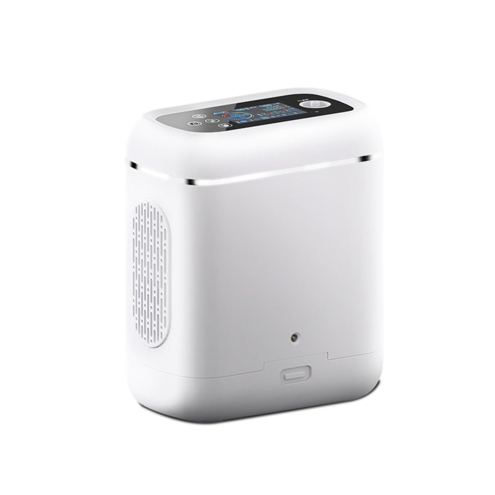 WYJZALLL Portable Oxygen Concentrator for Travel 1-5L, Dual Modes Lightweight Oxygen Machine, Oxygen Generator for Home Use Car Air Purifier