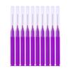 10 Pieces Interdental Brush, Dental Floss Brush Oral Dental Hygiene Brush, Tooth Cleaning Tool Tool for Cleaning Gaps Between Teeth, Purple view 1