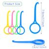 4 Pieces Retainer Aligner Removal Tool Kits Invisible Chew and Remover Tool Invisible Aligner Braces Remover Hook for Oral Care Tooth Cleaning(Yellow, Pink, Green, Blue) view 2
