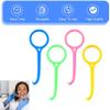 4 Pieces Retainer Aligner Removal Tool Kits Invisible Chew and Remover Tool Invisible Aligner Braces Remover Hook for Oral Care Tooth Cleaning(Yellow, Pink, Green, Blue) view 3