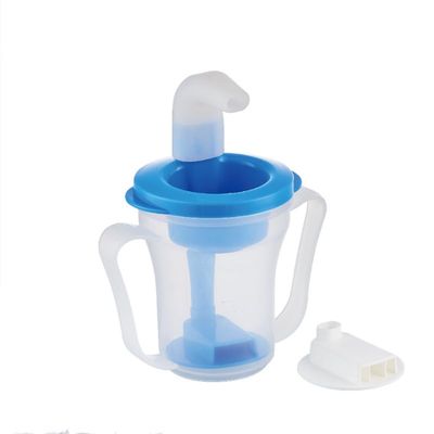 RoRooroole Dysphagia Regulating Drinking Cup for Elderly-Having Difficulty Swallowing Prevent Choking Spill Proof with Straw Dispenses 5cc or 10cc of Liquid Each Time No thickener is Used