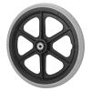 14 Inch Replacement Wheelchair Wheels for Walkers, Wear Resistant PU Rear Wheel, 350x30mm, 6001 Bearing, 12mm Inner Hole Rollator Wheel, Low Noise Anti Slip, Back Wheel Replacement view 1