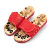 Acupressure Foot Massager sandals, Acupuncture Stimulation Sandals, Acupressure Massage Slippers with Earth Stone, Wellness Gifts for Men Women Parent(Red,6.5 UK) view 1