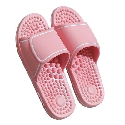 Acupressure Slippers Massage Sandals Foot Massager Shoes Shower Slippers Women Men Reflexology Sandals Arthritis Neuropathy Plantar Fasciitis Pain Relief(Pink,40/41 EU)