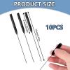 10 PCS Hearing Aid Cleaning Kits, Multifunctional Hearing Aid Amplifier Earmold Sound Tubes Cleaning Long Wire, Reusable Universal Headphones Vent Cleaner for Earpiece Earmold Remove Impurities view 2
